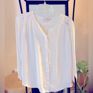 Loft Crochet Blouse